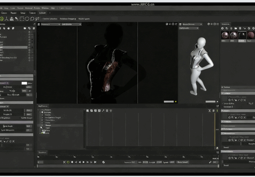 【中文字幕】Substance Painter服饰面料材质制作六天速成班视频教程(图1)
