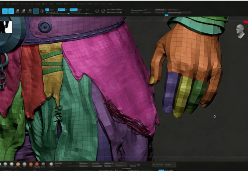 【中英双语】Substance Painter牛头人生物纹理制作完整流程视频教程(图4)