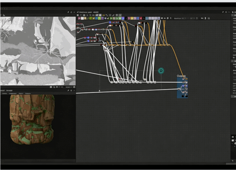 Substance Designer棕色悬崖岩石材质制作视频教程(图5)