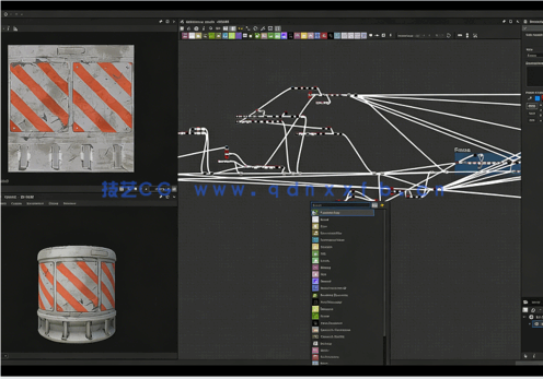 Substance Designer科幻屏障墙材质制作全流程视频教程(图4)