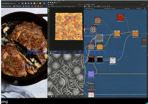 【中文字幕】Substance Designer意大利面与肉球程序化材质制作视频教程(图3)