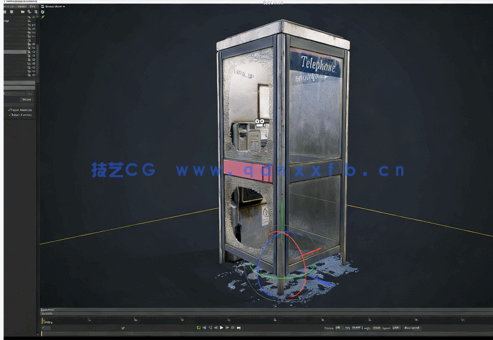 Substance Designer破损电话亭纹理贴图实战制作视频教程(图4)