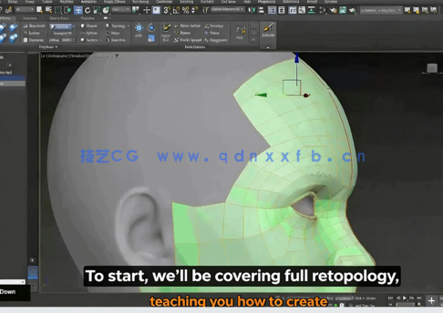 【中文字幕】3A游戏角色建模拓扑贴图与渲染全流程制作视频教程第二季(图1)