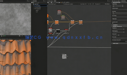Substance Designer屋顶瓦片程序化材质制作视频教程(图4)