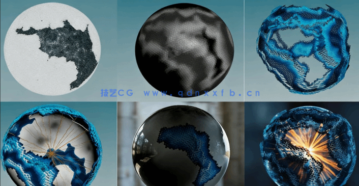 Houdini科幻质感粒子球实例制作视频教程(图2)