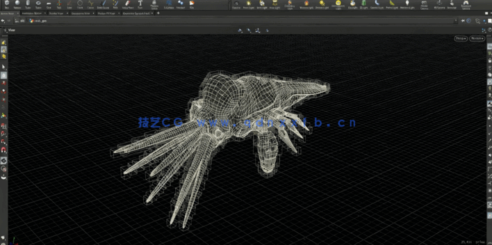 Houdini中Vellum Grains沙粒物理作用模拟训练视频教程(图2)
