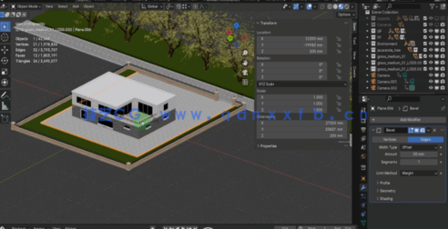 Blender建筑可视化完整实战训练视频教程(图2)