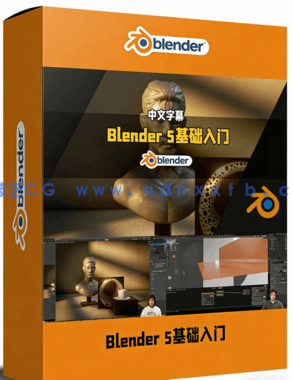 Blender 5.0零基础完全入门训练视频教程(图1)
