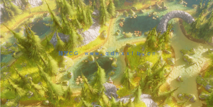 Blender程序化自动生成森林环境场景技术训练视频教(图3)