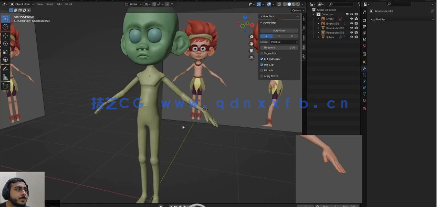 Blender角色制作从入门到精通视频教程(图3)