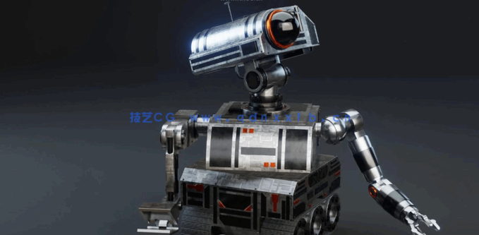 Blender科幻工程机器人角色完整实例制作视频教程(图2)