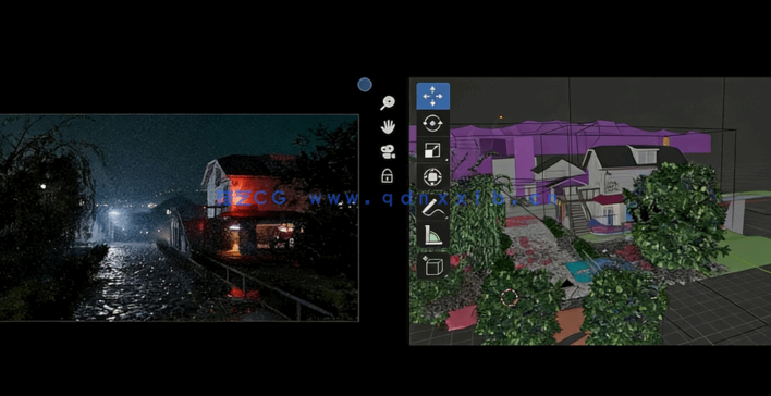 Blender电影级氛围动画场景制作视频教程(图4)