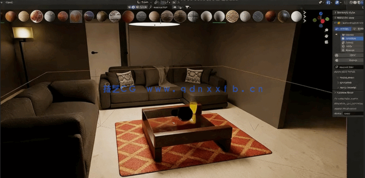 Blender室内设计与建筑表现实战训练视频教程(图2)