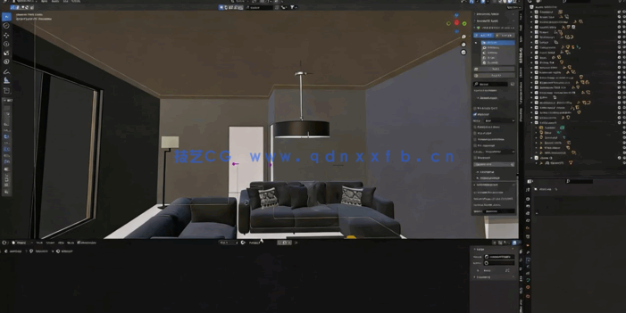 Blender室内设计与建筑表现实战训练视频教程(图3)