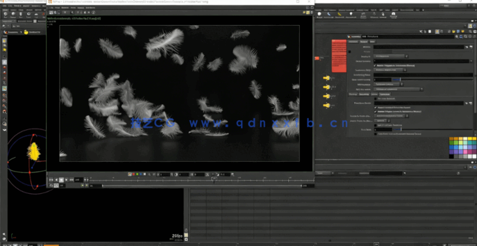 Houdini鸟类羽毛工具使用技巧视频教程（附工具）(图2)