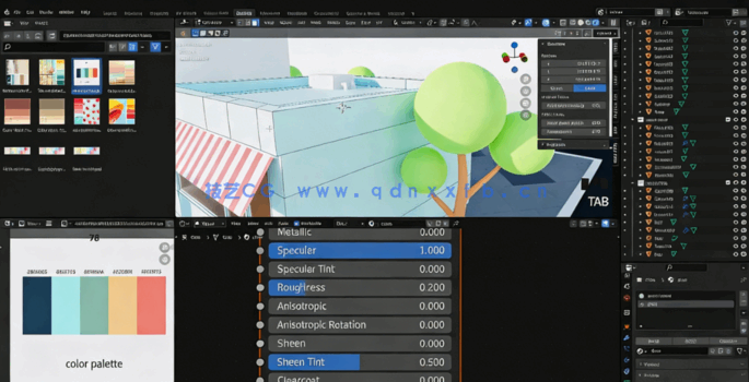 Blender 3D终极课程：从建模到动画训练视频教程(图4)