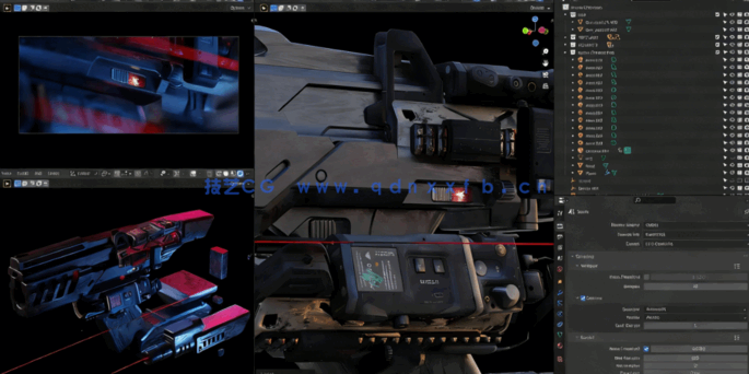 Blender震撼影视级片头实例制作训练视频教程(图5)