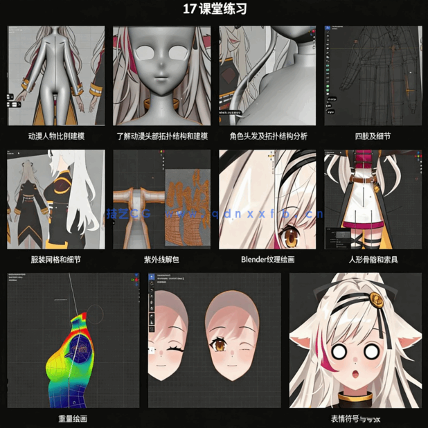 将2D可爱角色转化为3D VTuber虚拟主播形象完整流程视频教程(图3)