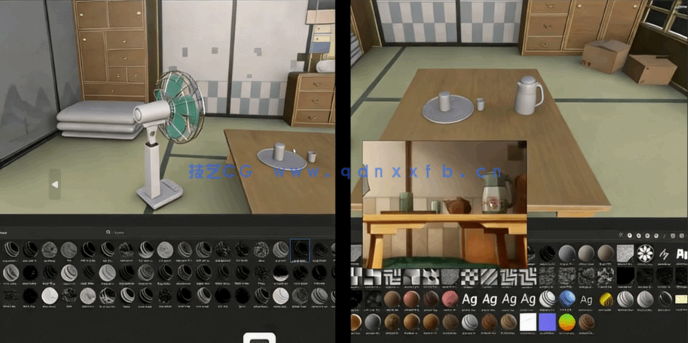 Blender与SP日式动漫风格房屋完整制作流程视频教程(图5)