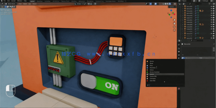 Blender卡通工厂3D建模动画制作视频教程(图4)