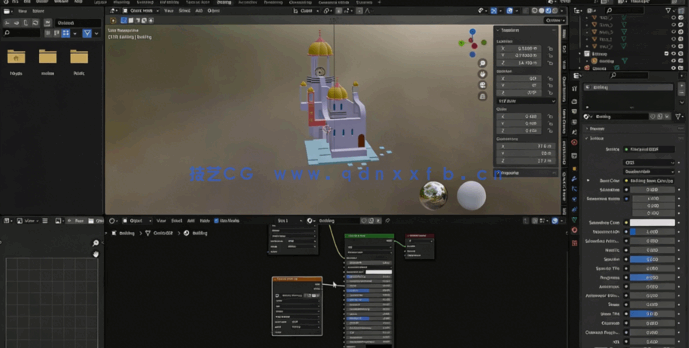 Blender中UV展开与纹理图谱制作核心技术视频教程(图5)