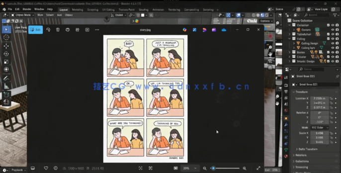 Blender 3D角色动画从入门到精通视频教程(图2)