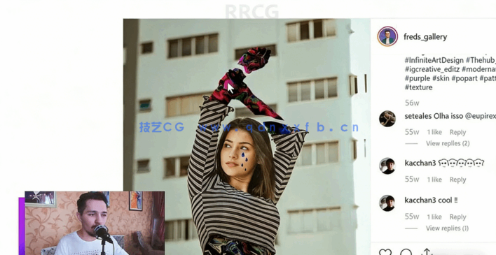 PS幻想彩色纹理素材合成视频教程(图2)