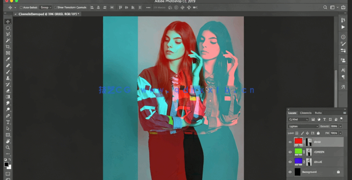 PS彩色图像转换黑白过程视频教程(图4)