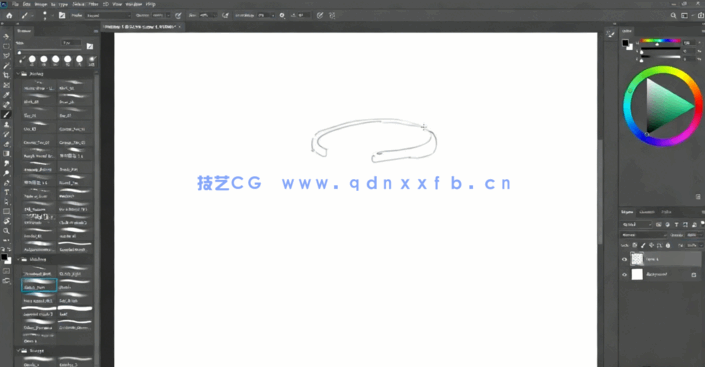 PS制作2D硬表面概念容器草图设计工作流程视频教程(图4)