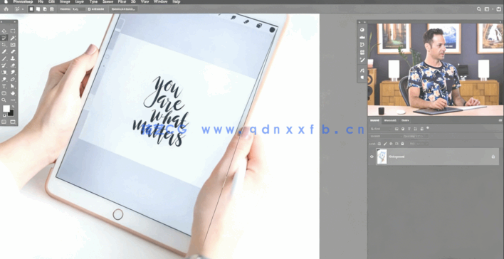  PS创建逼真产品印刷模型工作流程视频教程(图4)