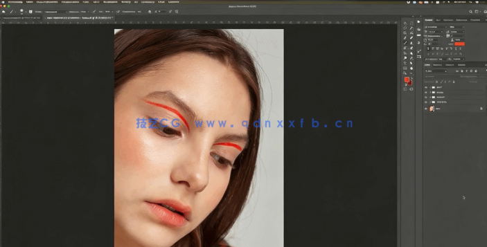  PS人物肖像美肤后期图像修饰处理视频教程(图4)