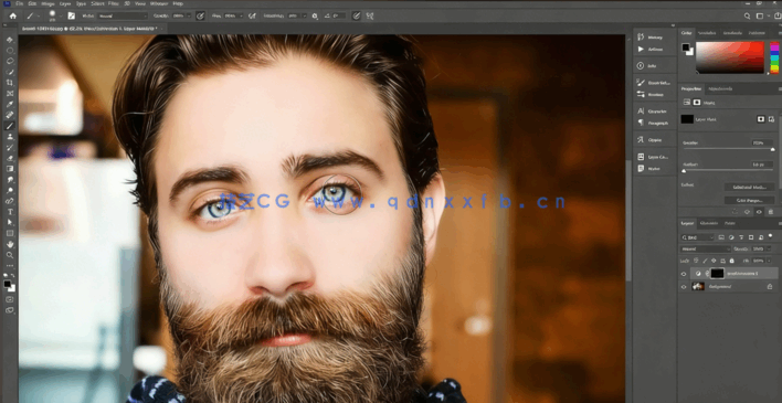 PS创建科幻拼图效果图像修饰视频教程(图5)