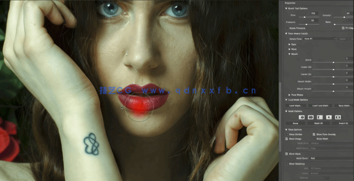 PS人像艺术照后期细节美化修饰处理视频教程(图3)