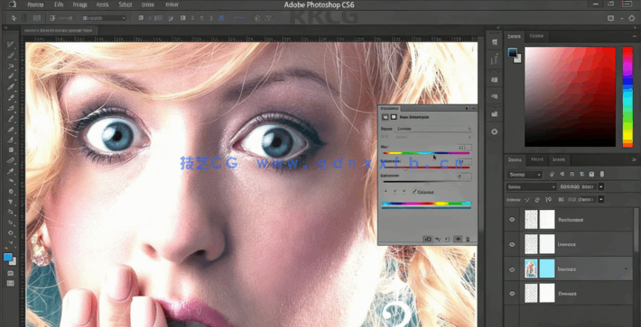 PS保留肖像头发丝细节替换黑色或深灰色背景技巧视频教程(图3)