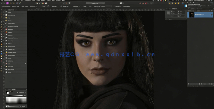 PS中人像修饰细微磨皮柔化技巧视频教程(图3)