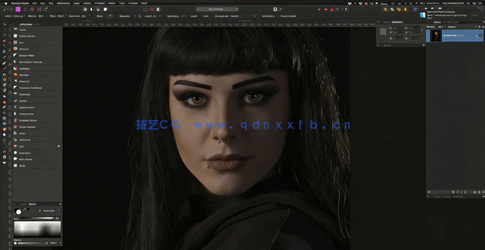 PS中人像修饰细微磨皮柔化技巧视频教程(图4)