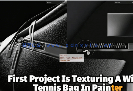 【中文字幕】Substance Painter网球包纹理实例制作视频教程(图5)