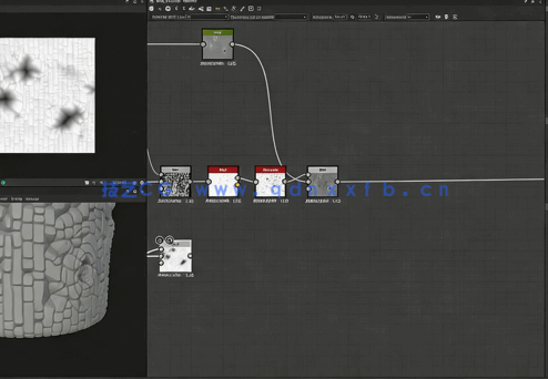 Substance Designer树皮材质实例制作视频教程(图3)