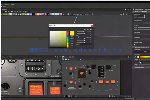 Substance Designer程序化无线电收音机纹理制作视频教程(图3)