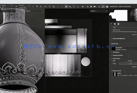 Substance Painter游戏铠甲药瓶逼真材质纹理制作视频教程(图1)