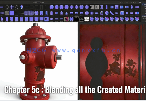 Substance Painter硬表面道具模型纹理制作视频教程(图3)