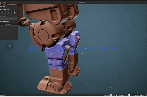 Substance Modeler复杂科幻3D机器人设计视频教程(图6)