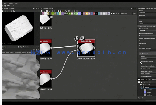 Substance Designer风格化游戏拉祖石材质制作视频教程(图1)