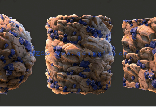 Substance Designer风格化游戏拉祖石材质制作视频教程(图2)