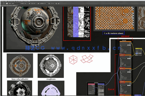 科幻游戏武器3D概念制作流程视频教程第二季 - 纹理设计(图1)