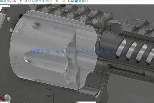 Substance Painter游戏左轮手枪纹理贴图技术视频教程(图3)