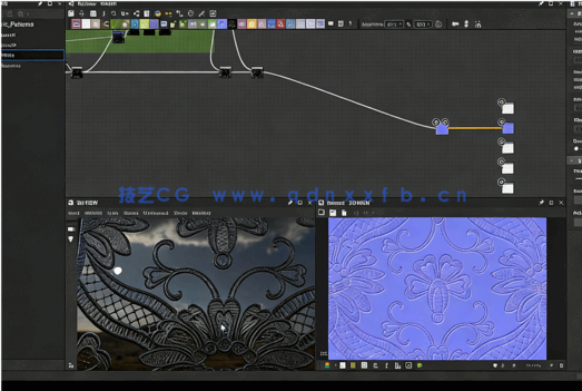 Substance Designer服饰布料高级图案制作视频教程(图4)