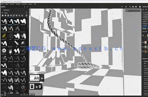 Substance Painter游戏贴图初学者完全指南视频教程(图2)