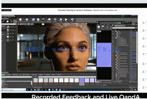 Substance Painter游戏角色纹理制作大师级视频教程(图1)