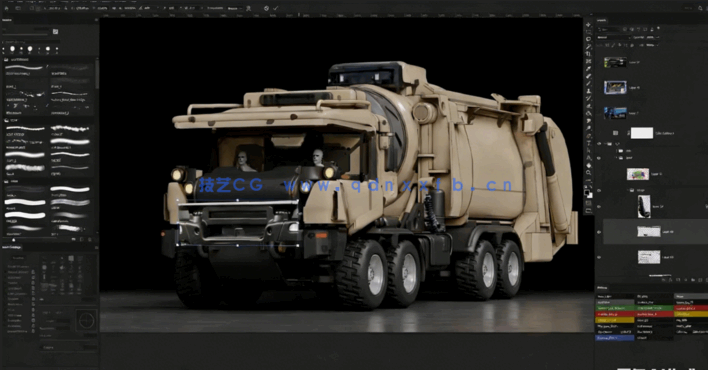 Blender科幻装甲车概念设计制作全流程视频教程(图3)